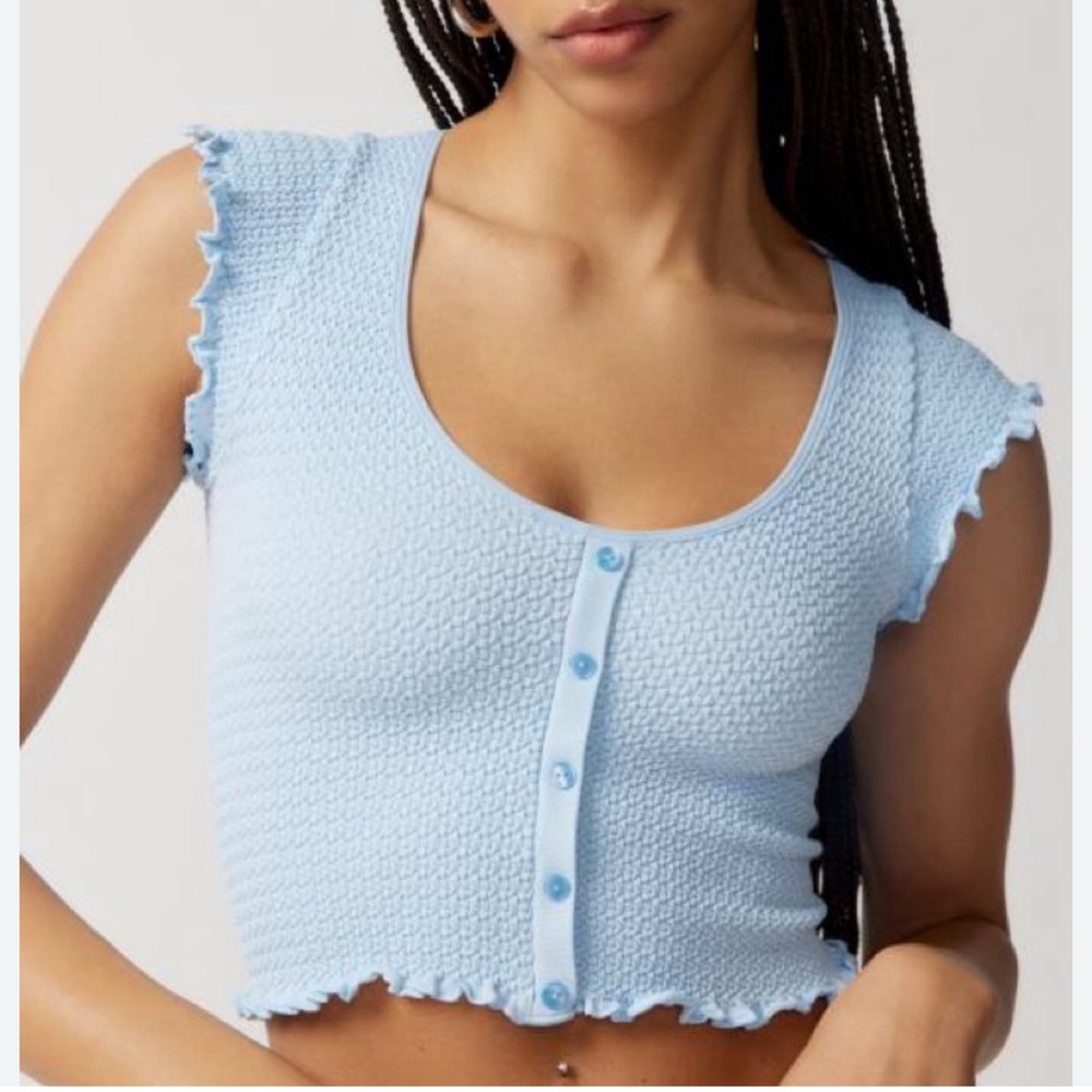 Urban Outfitters baby blue top